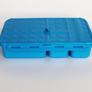 go green large set blue lunchbox extreme sports