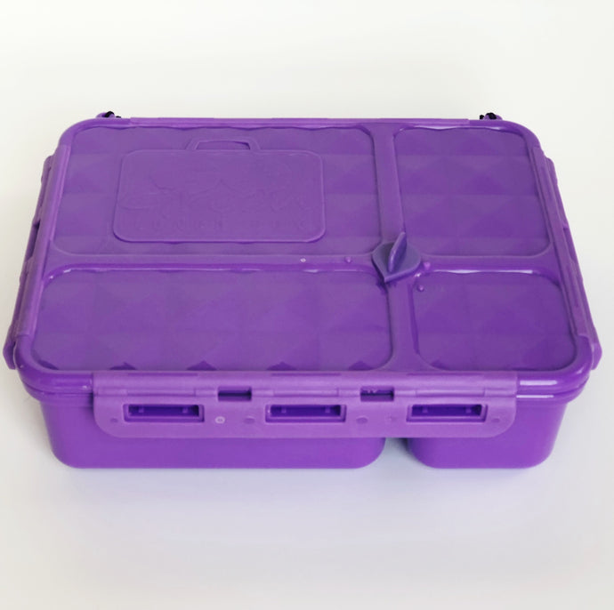 Go Green Medium Lunch Box - Purple