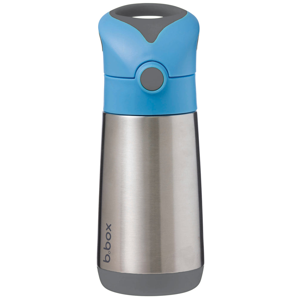 b box insulated drink bottle blue slate