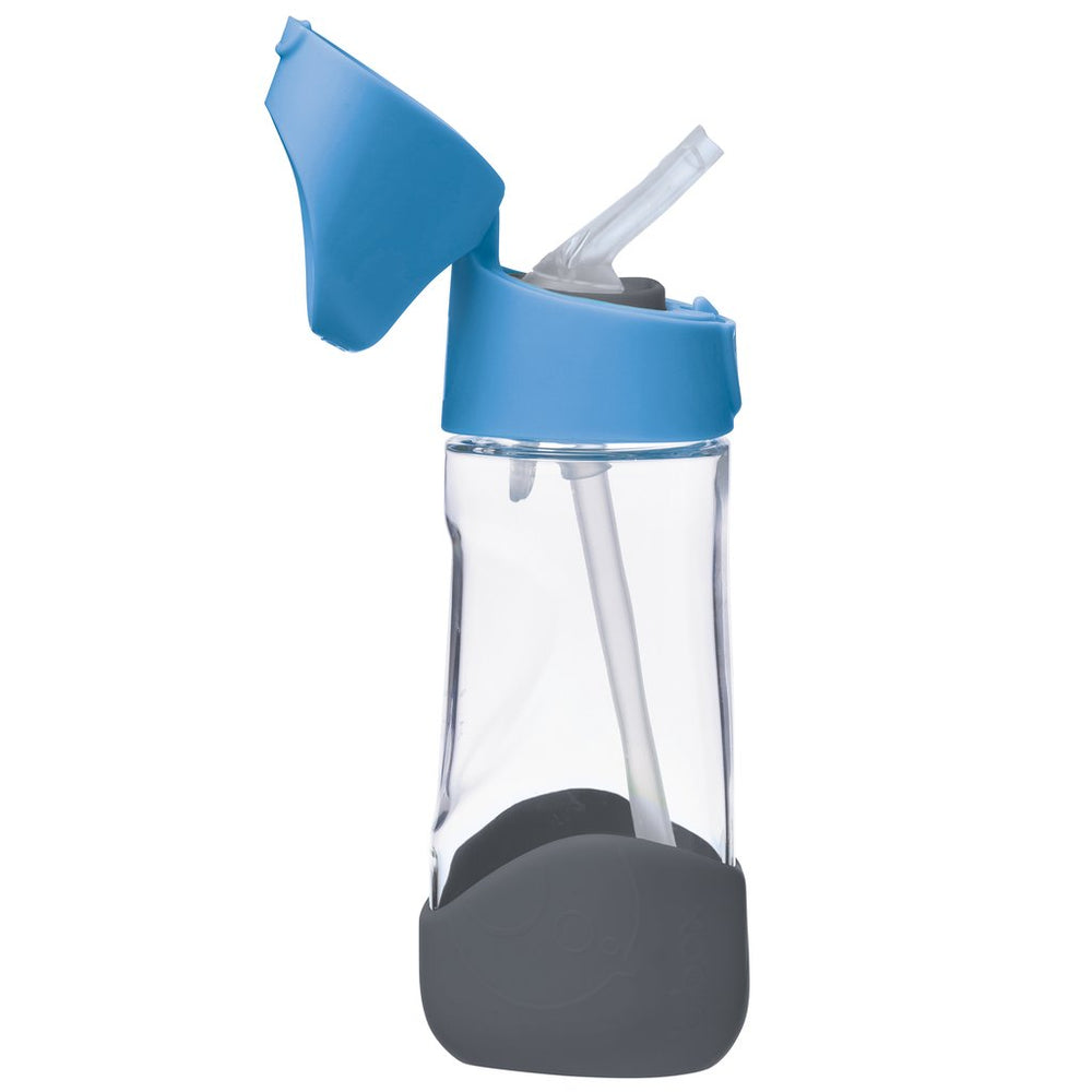 b box tritan drink bottle blue slate