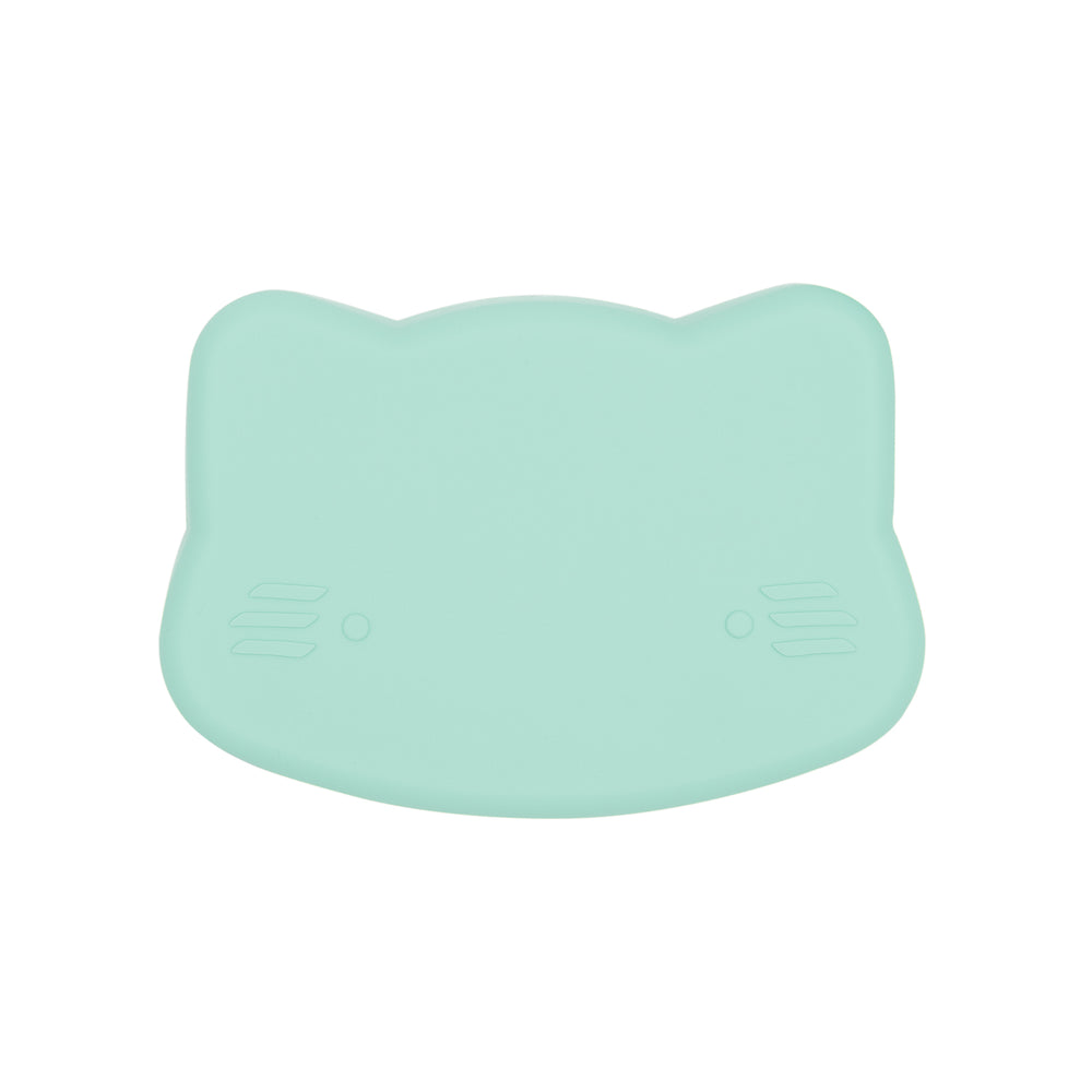 we might be tiny cat snackie minty green