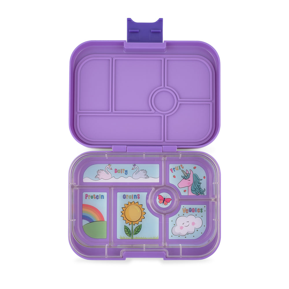 Yumbox Original Lunch Box Dreamy Purple Cool 4 School Kids