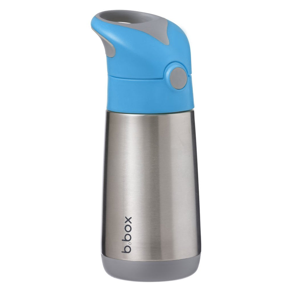 b box insulated drink bottle blue slate