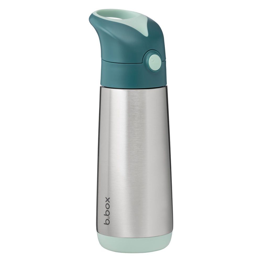 b box insulated drink bottle emerald forest 500mL