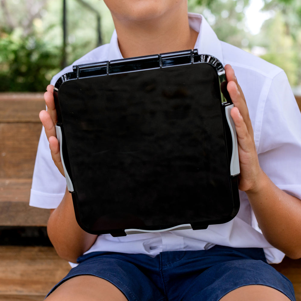 Little Lunch Box Co Bento Three+ Coal Cool 4 School Kids