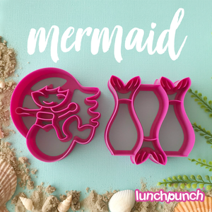 mermaid lunch punch sandwich cutter