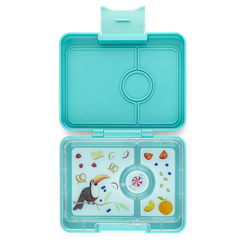 yumbox snack misty aqua