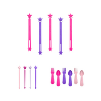 Load image into Gallery viewer, Pretty in Pink Lunch Accessories set
