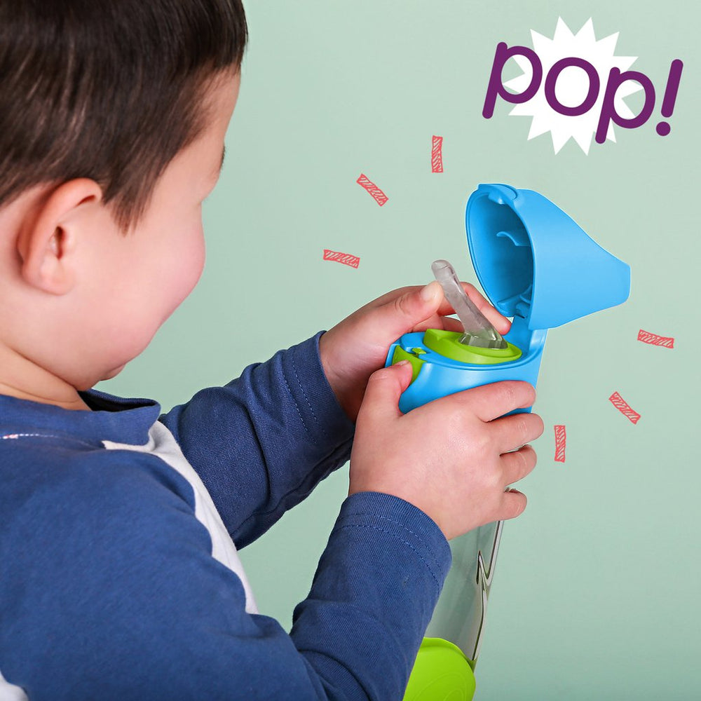 b box tritan drink bottle blue slate