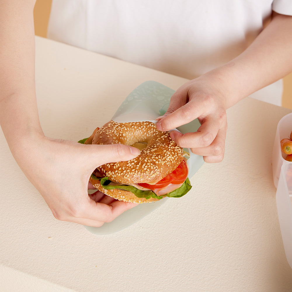 b box silicone lunch pocket forest