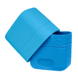 b box silicone snack cups ocean blue