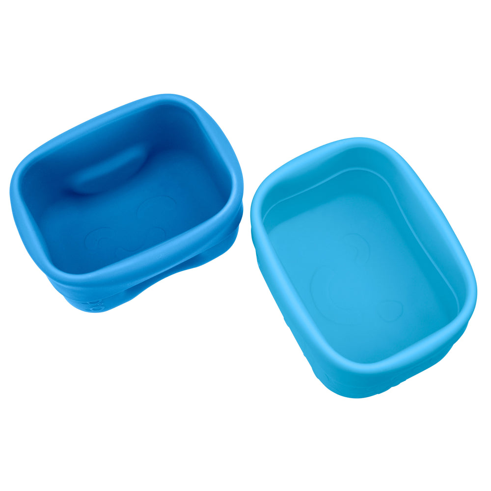 b box silicone snack cups ocean blue