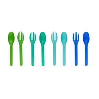 Load image into Gallery viewer, montiico cutlery set blueberry forks spoons
