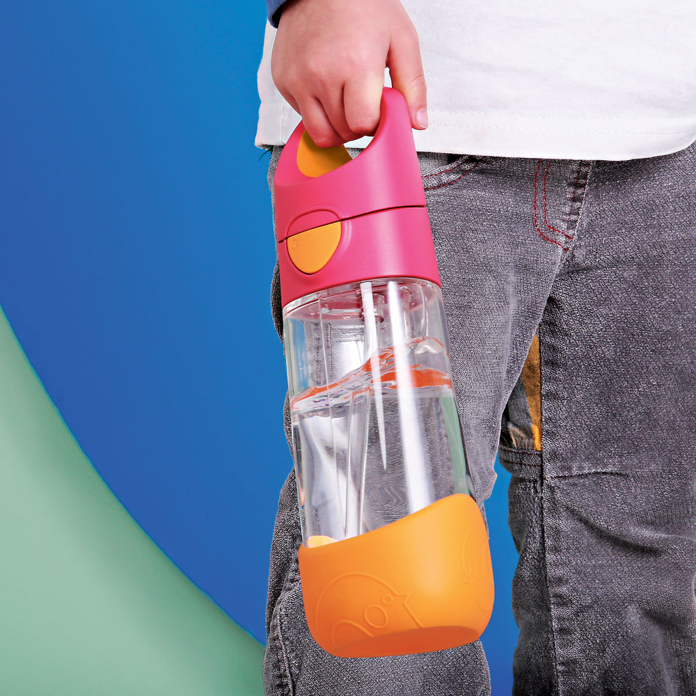 b box tritan drink bottle strawberry shake