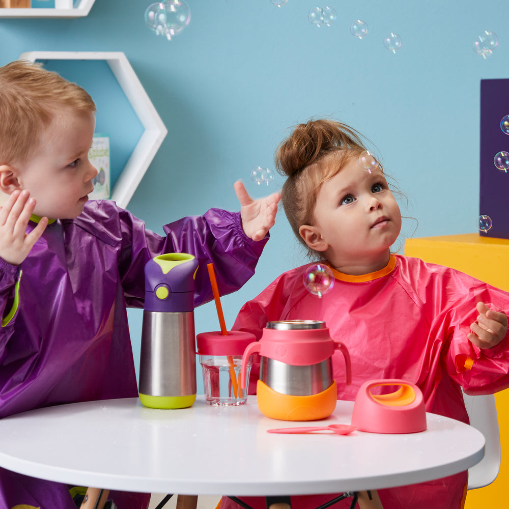 b box insulated food jar strawberry shake