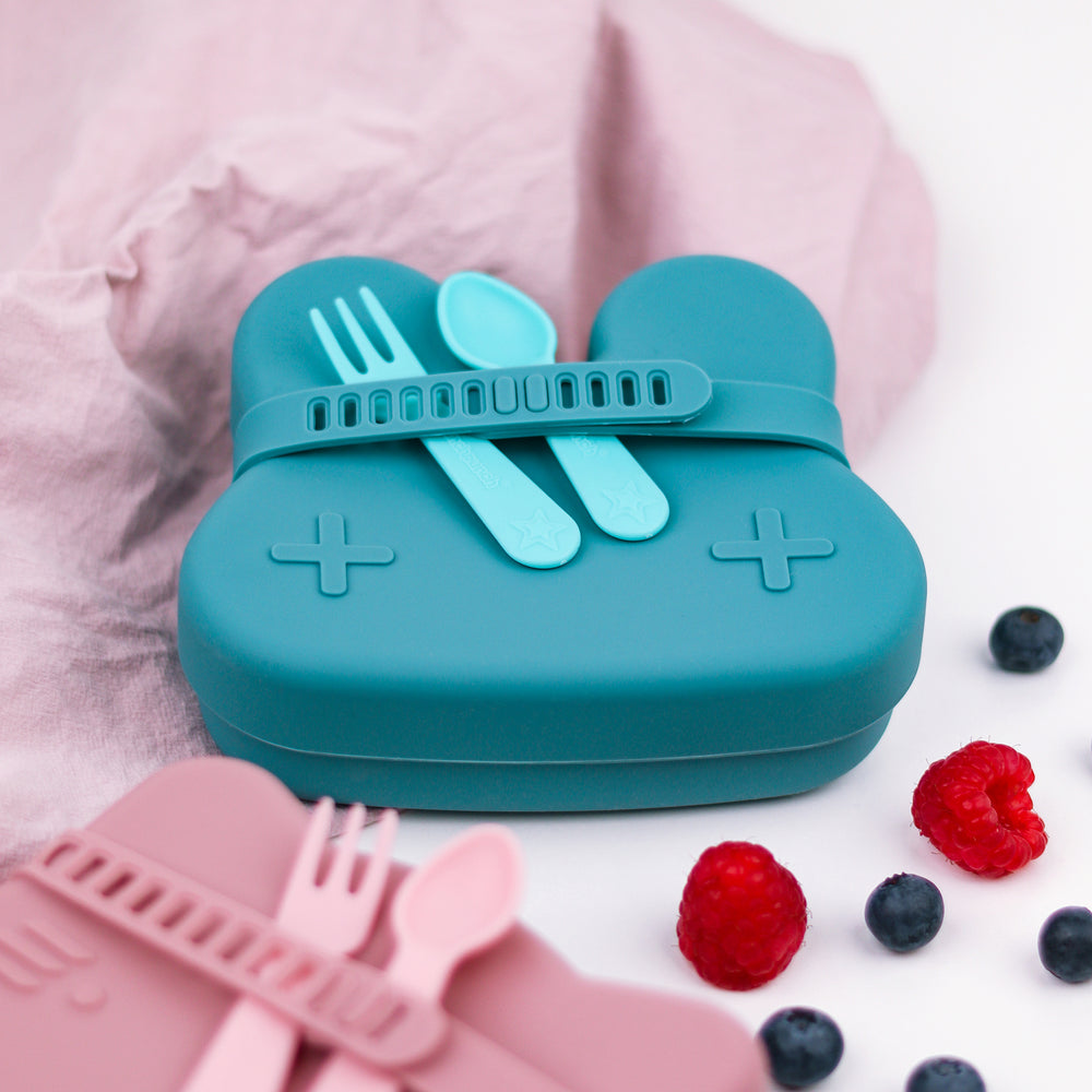 the lunch punch spoons and forks yellow