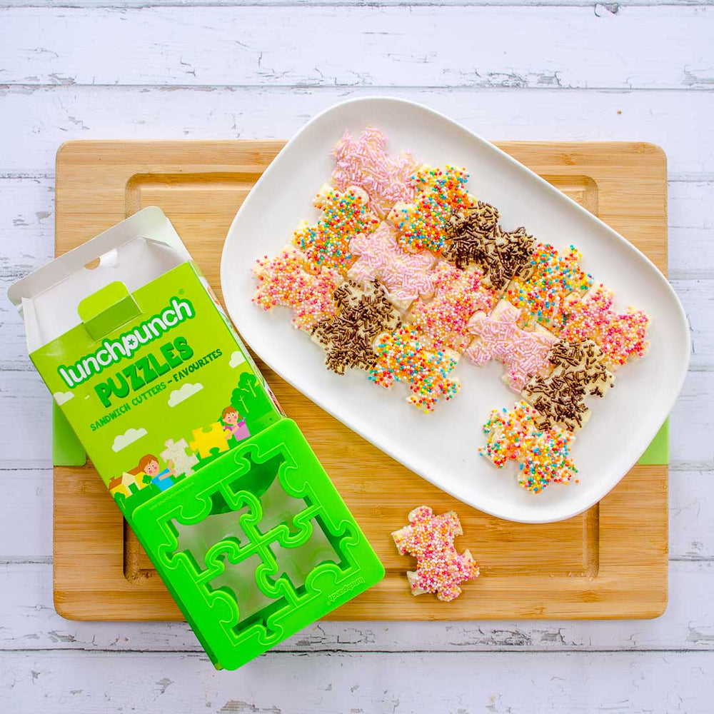 puzzles lunch punch sandwich cutter