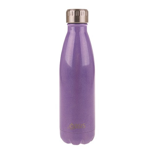 Oasis Stainless Steel Insulated Bottle - Purple Lustre 500ml