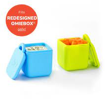 OmieDip Silicone Dip Containers - Blue / Lime