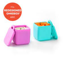 OmieDip Silicone Dip Containers - Pink / Teal