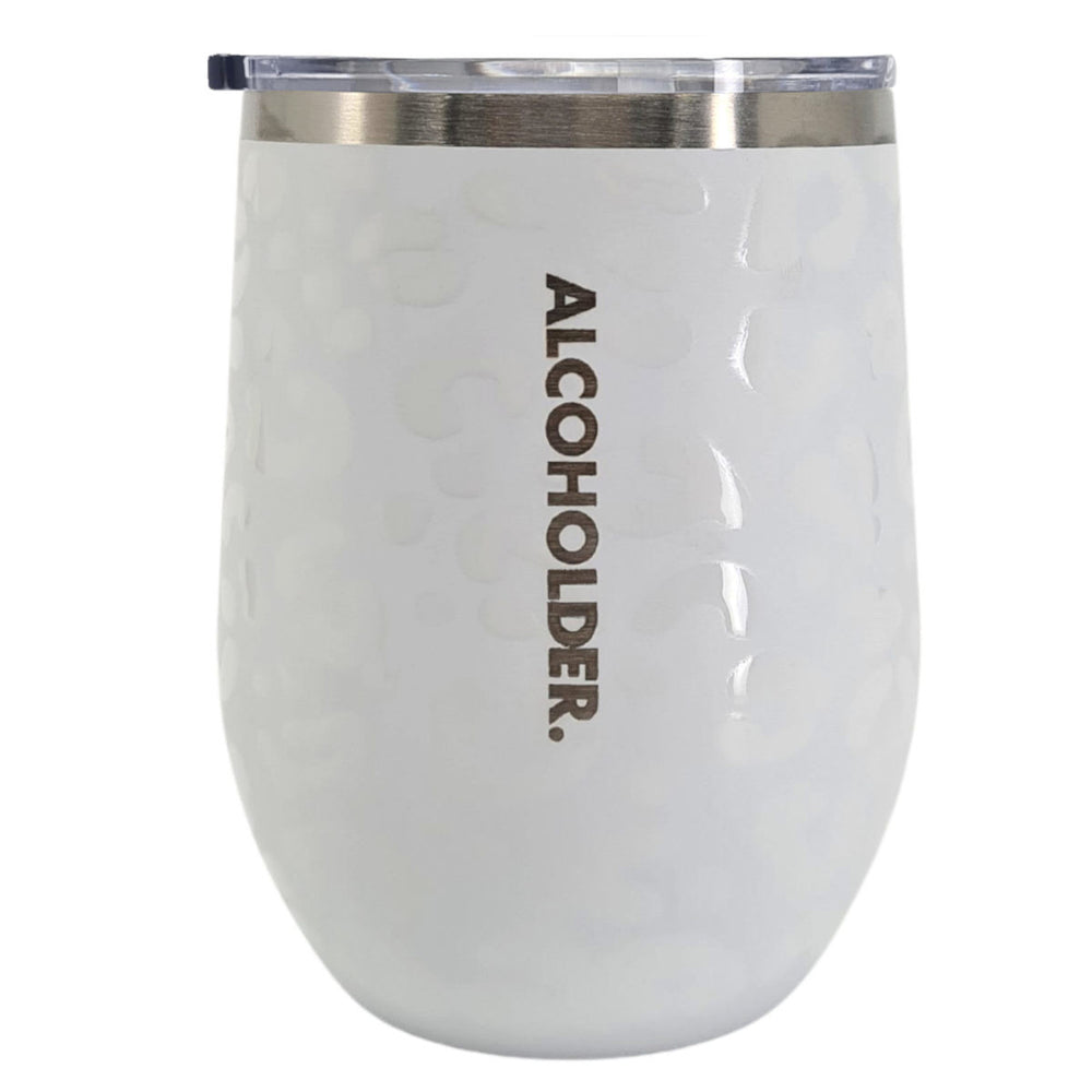 TraVino Stemless Wine Tumbler - Print Series - Snow Leopard