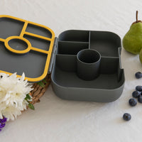 Load image into Gallery viewer, woodland wares charcoal bento lunchbox
