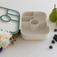 Load image into Gallery viewer, woodland wares white bento lunchbox
